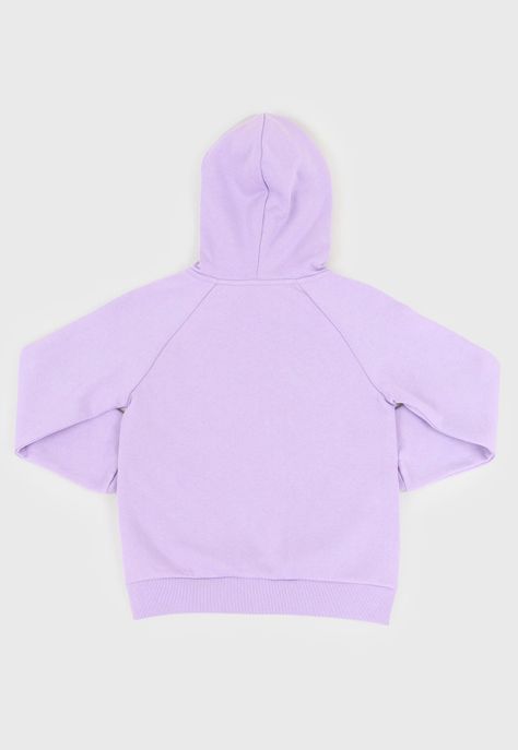 Poleron Niña Kids Full Zipper Lila Corona-1