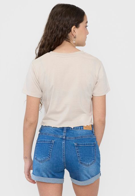 Polera Niña Teen MC Fun Roulette Beige Corona-1