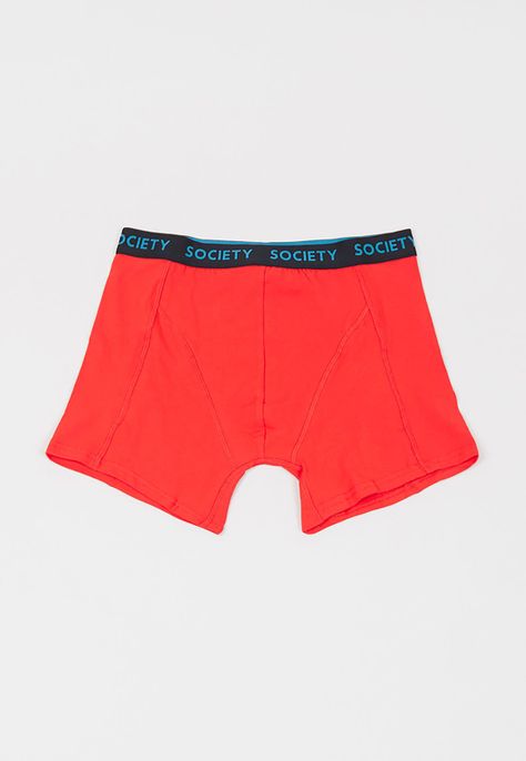Bóxer Hombre Bipack Print Líneas Rojo Corona-2