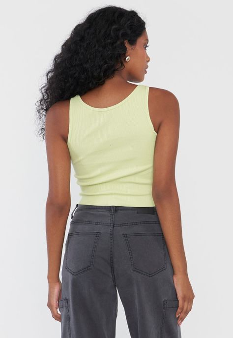 Peto Mujer Local Print Verde Limón Corona-1