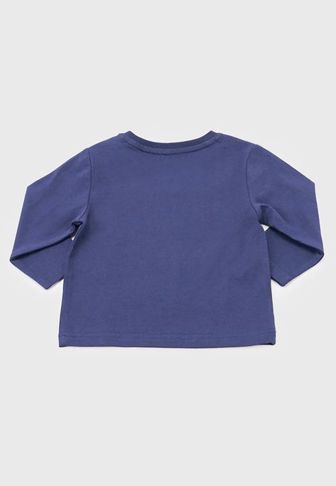 Polera Bebe Niño M/L Focal Navy Corona-1