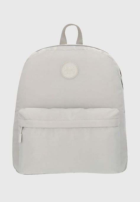 Mochila Juvenil Basic City Beige Corona-0