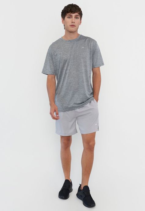 Short Hombre Deportivo Gris Básico Corona-0