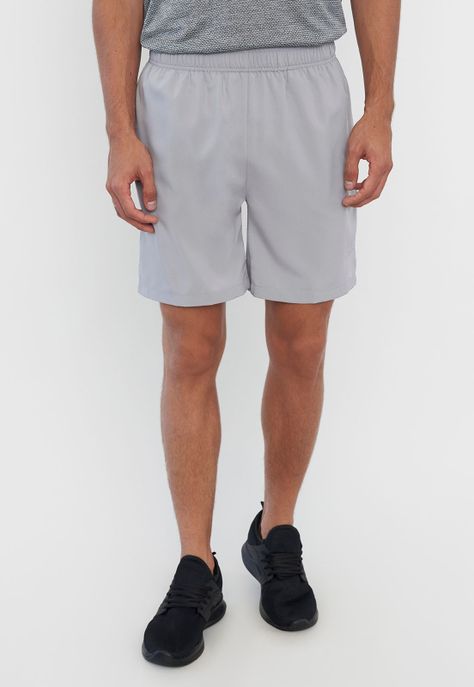 Short Hombre Deportivo Gris Básico Corona-1