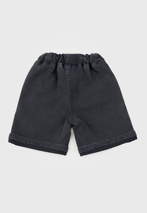 Short Bebe Niño Jeans Gris Corona-1