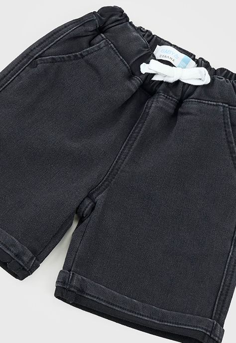 Short Bebe Niño Jeans Gris Corona-2