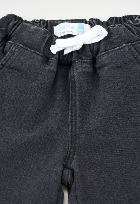 Short Bebe Niño Jeans Gris Corona-3
