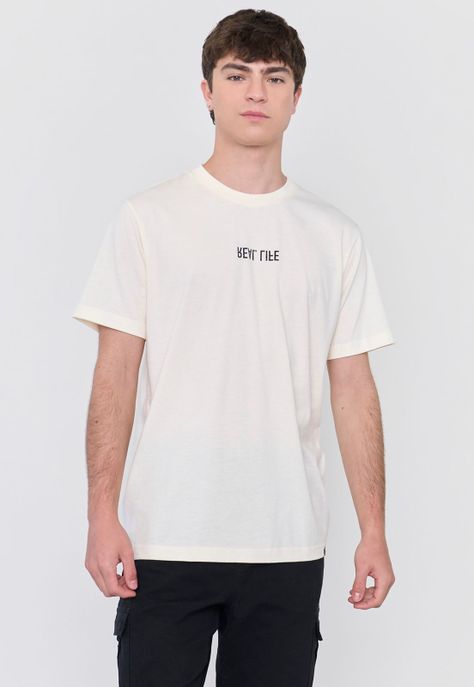 Polera Hombre Fun Texto Blanco Corona-0