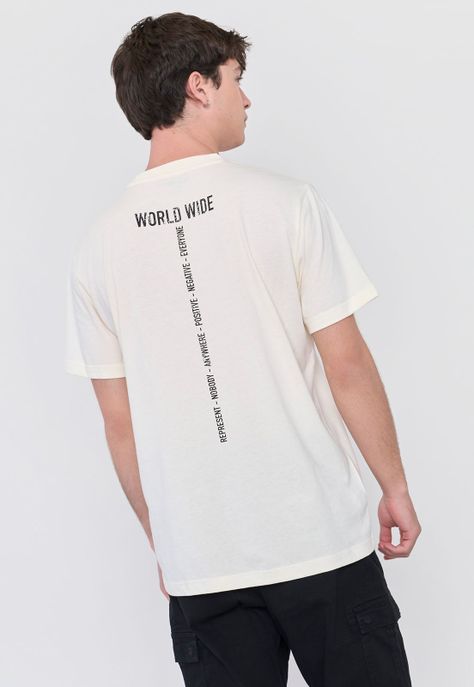 Polera Hombre Fun Texto Blanco Corona-1