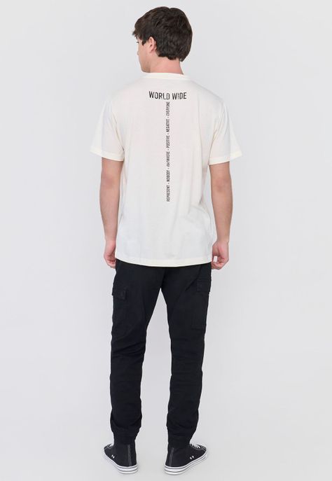 Polera Hombre Fun Texto Blanco Corona-2