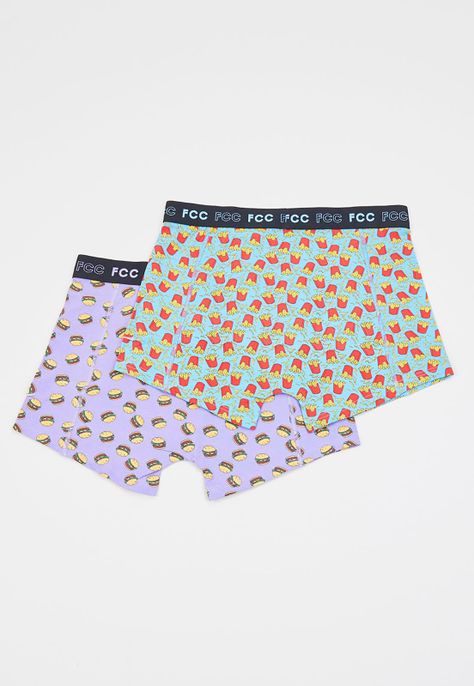 Bóxer Hombre Bipack Print Gris Corona-1
