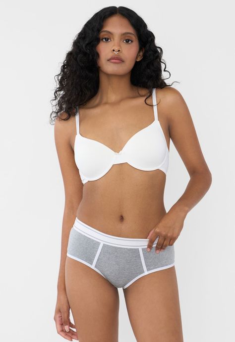 Boyshort Mujer Gris Corona-0