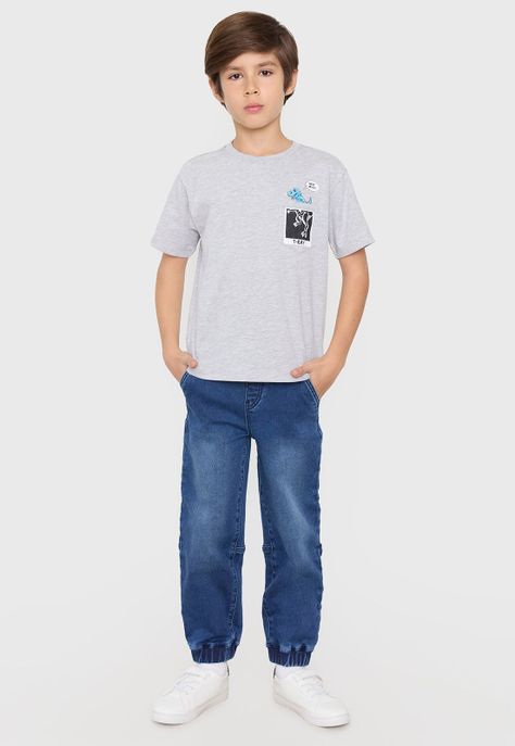 Jeans Niño Kids Jogger Azul Oscuro Corona-3