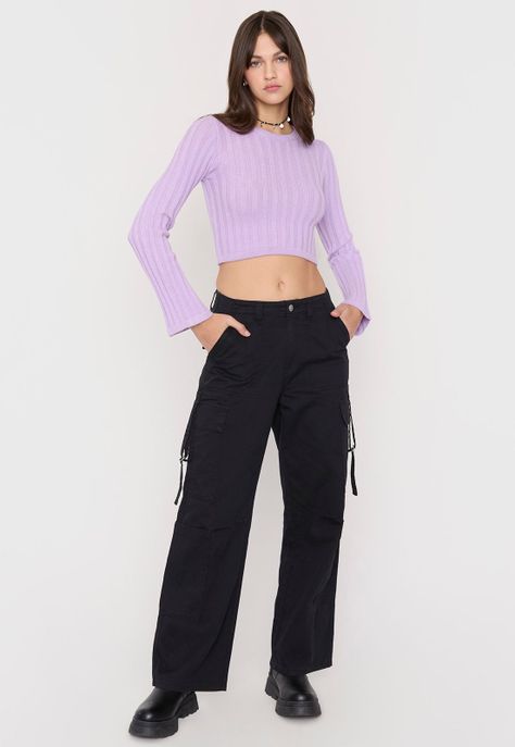 Sweater Mujer Round Neck Lila Corona-3