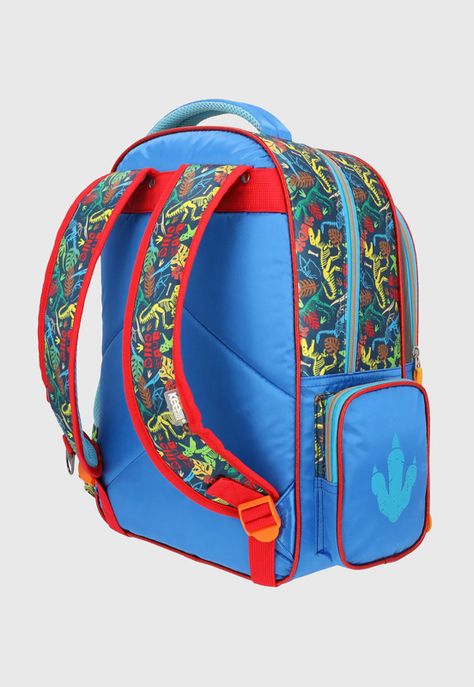 Mochila Keepack Dinosaurio Verde Corona-3
