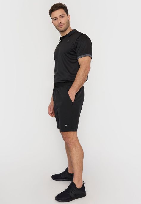 Short Calza Hombre Deportiva Negro Corona-3