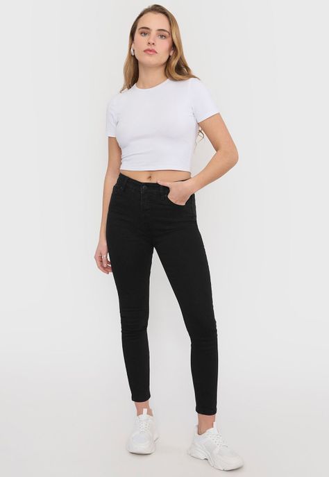 Jeans Cullote Mujer Color Beige Corona-0