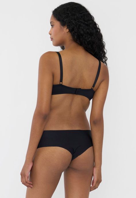 Pantaleta Mujer Microfibra Lisa Negro Corona-2