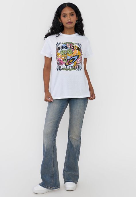 Polera Mujer Fun Regular Color Blanco Corona-3