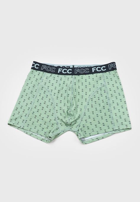 Boxer Hombre Print Bipack Verde Corona-3