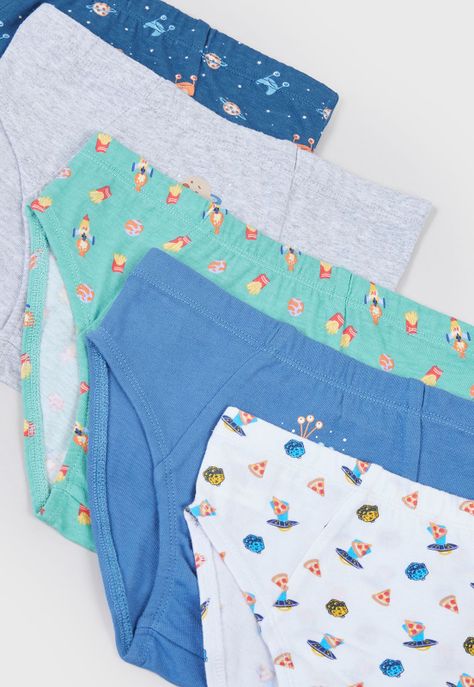 Calzoncillo Niño 5 Pack Azul Corona-1