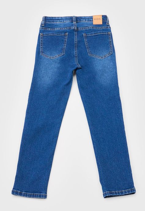 Jeans Niño Kids 5 Bolsillos Azul Oscuro Corona-1