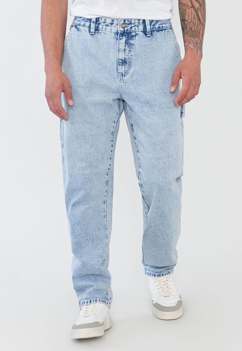 Jeans Hombre Carpenter Azul Claro Corona-1