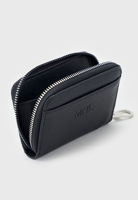 Billetera Mujer Mediana II Negro Corona-2