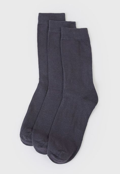Calcetines Hombre Tripack Charco Liso Corona-0