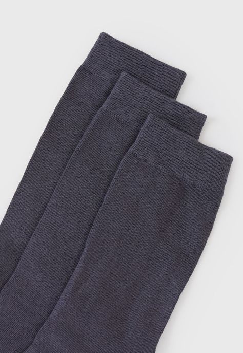 Calcetines Hombre Tripack Charco Liso Corona-1