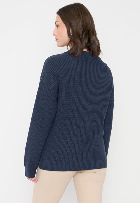 Sweater Mujer Navy Corona-1