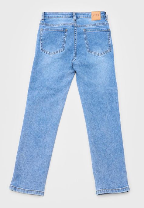 Jeans Niño Kids 5 Bolsillos Azul Medio Corona-1