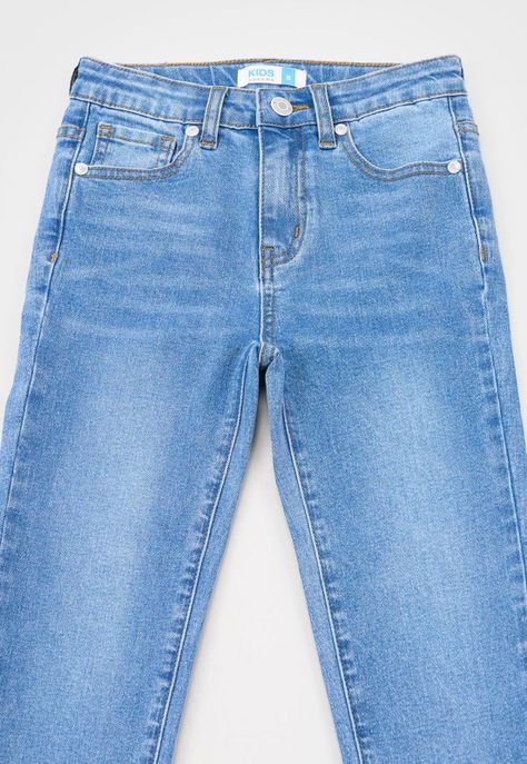 Jeans Niño Kids 5 Bolsillos Azul Medio Corona-2