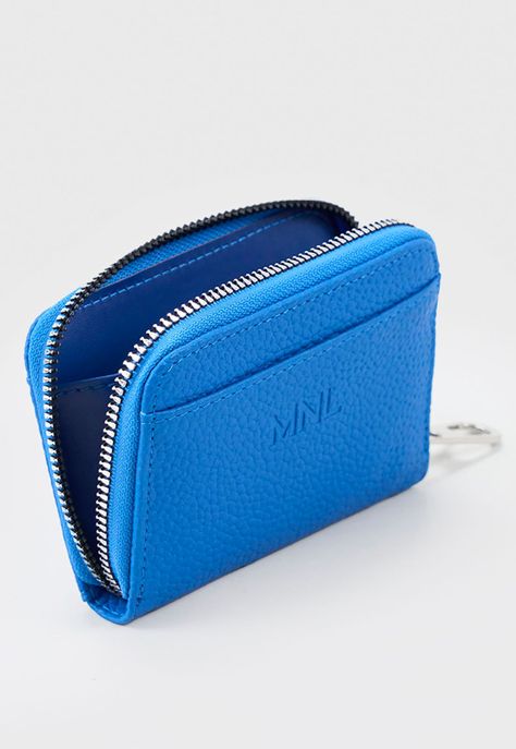 Billetera Mujer Mediana Azul Corona-2