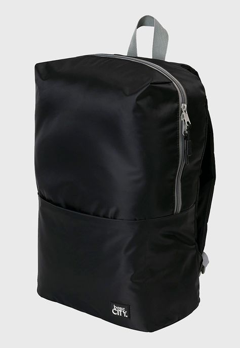 Mochila Casual Basic City Negro Corona-1