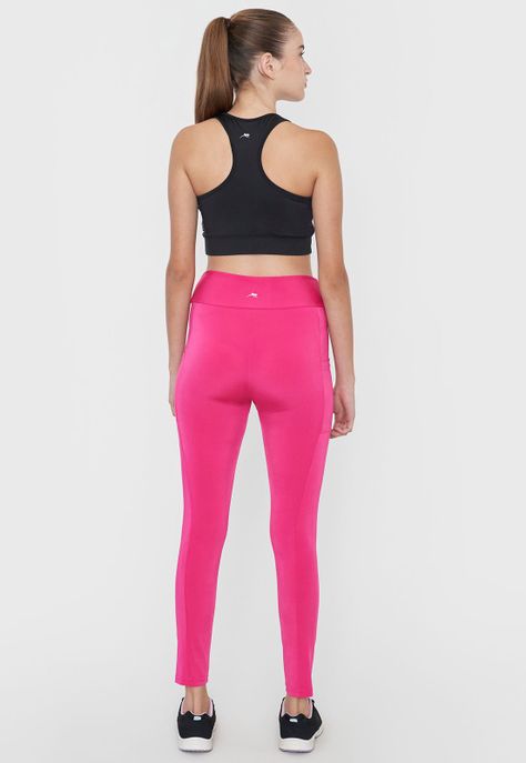 Calza Mujer Deportiva Pitillo Color Fucsia Corona-2