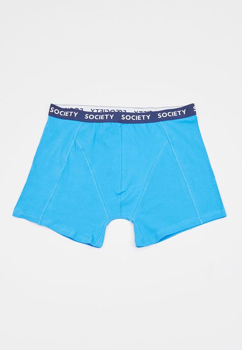Bóxer Hombre Bipack Print Líneas Azul Corona-3