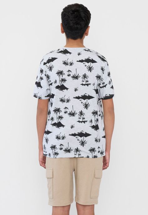 Polera Niño Teen MC Full Gris Corona-1