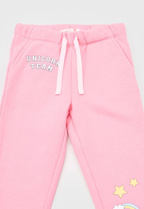 Pantalon De Buzo Bebe Niña Focal Rosado Corona-2