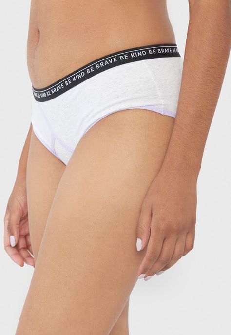 BoyShort Mujer Cotton Gris Melange Corona-2