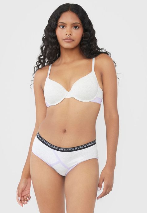 BoyShort Mujer Cotton Gris Melange Corona-3
