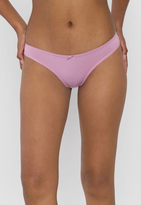 Calzón Mujer Bikini Color Malva Corona-1