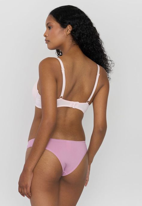 Calzón Mujer Bikini Color Malva Corona-2