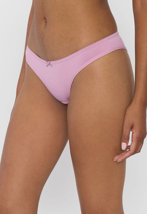 Calzón Mujer Bikini Color Malva Corona-3