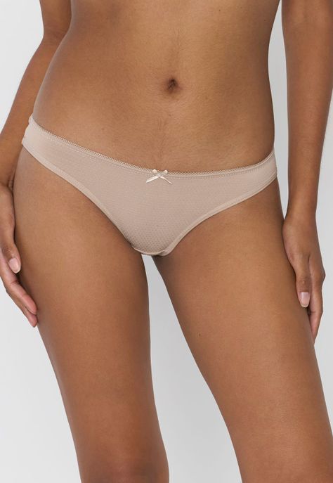 Calzón Mujer Bikini Color Beige Corona-1