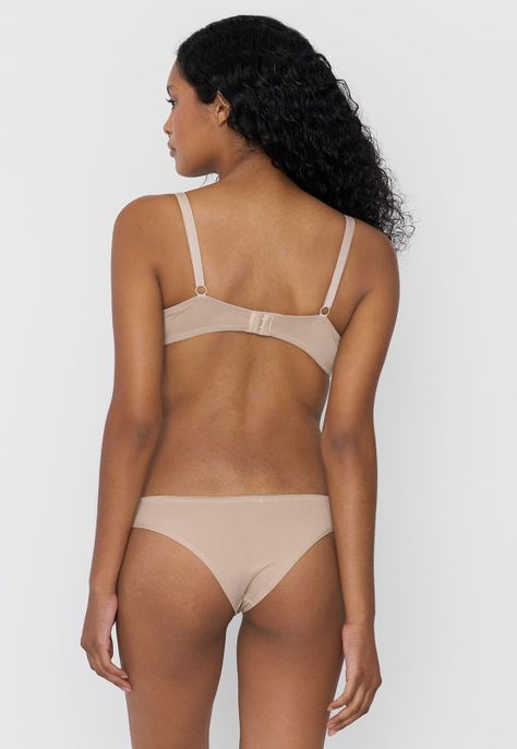 Calzón Mujer Bikini Color Beige Corona-2