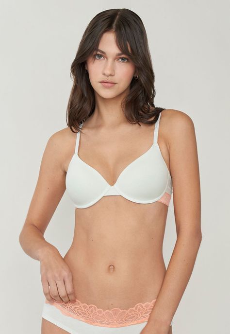 Sostén Mujer Cotton Copa C Menta Corona-0