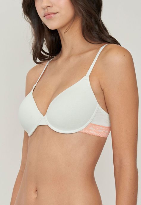 Sostén Mujer Cotton Copa C Menta Corona-2