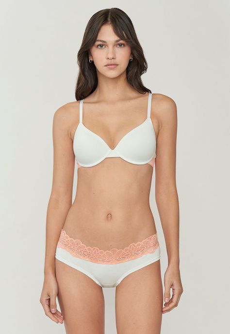 Sostén Mujer Cotton Copa C Menta Corona-3