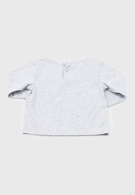 Polera Bebe Niño M/L Interactiva Gris Melange Corona-1